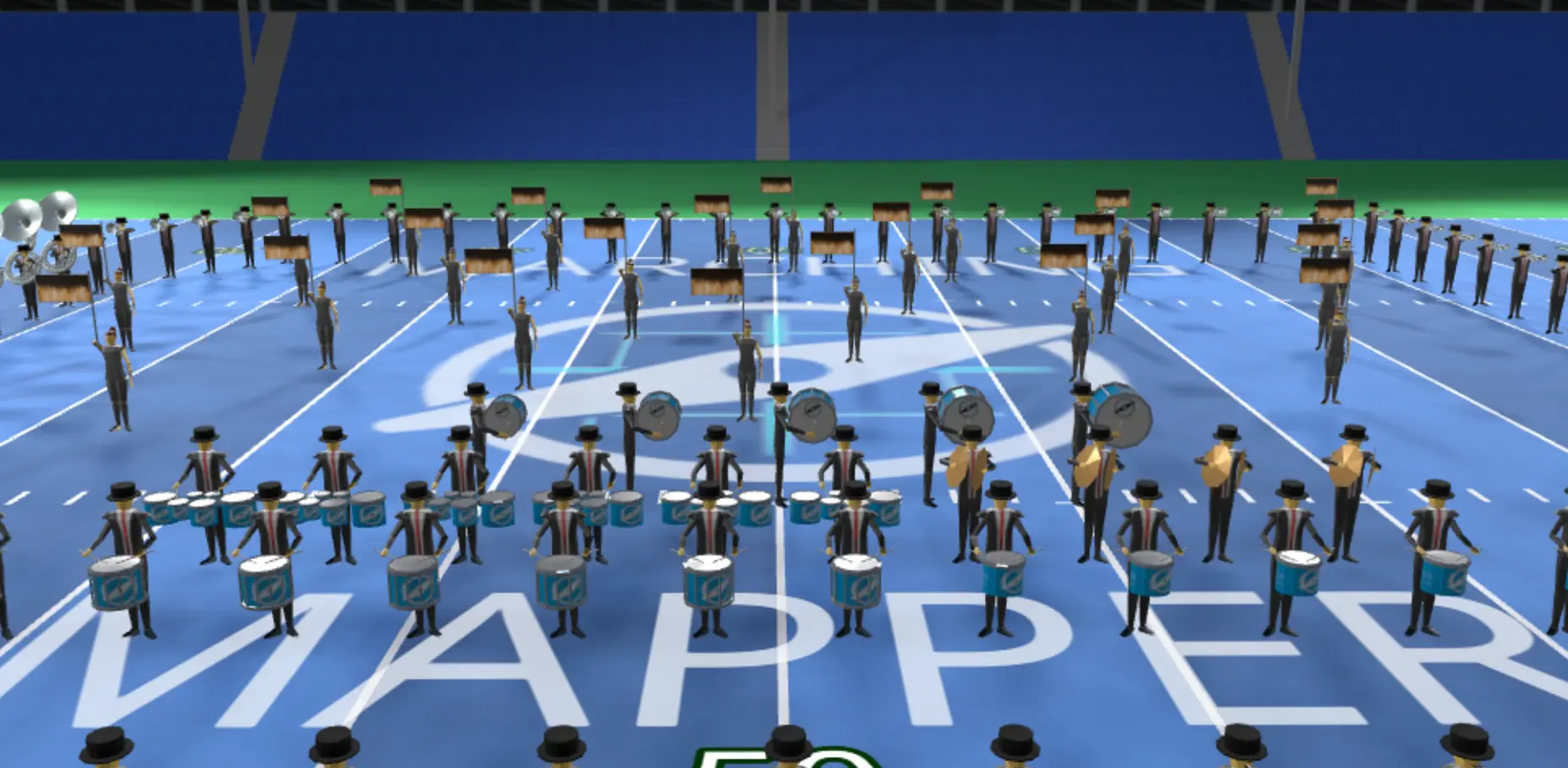 3D field view with ensemble