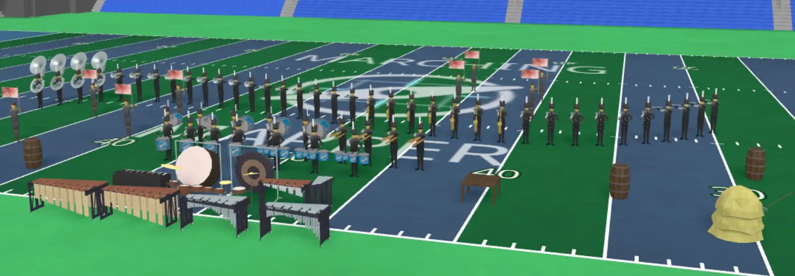 Props and staging in Marching Mapper